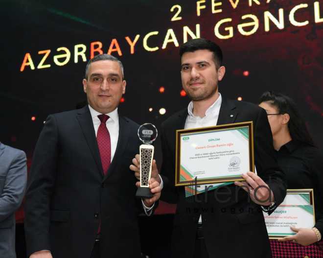 The symbolic key of the youth capital was presented to the city of Mingachevir Азербайджан Mingachevir  2 february 2023

